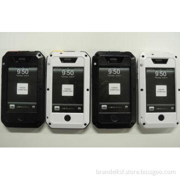 Black Iphone 4S Lunatik Taktik Iphone Case Dust Proof / Sho